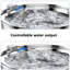 Plat à eau automatique en acier inoxydable