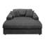 Chaise Hilde avec 2 coussins, velours LV03691