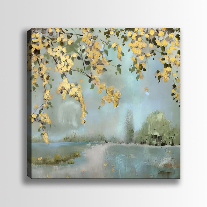 Peinture décorative sur toile, H 39,4 po x l 39,4 po