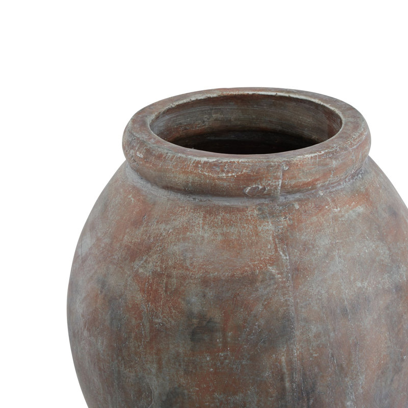 Marina Handmade Ceramic Planter, Brown