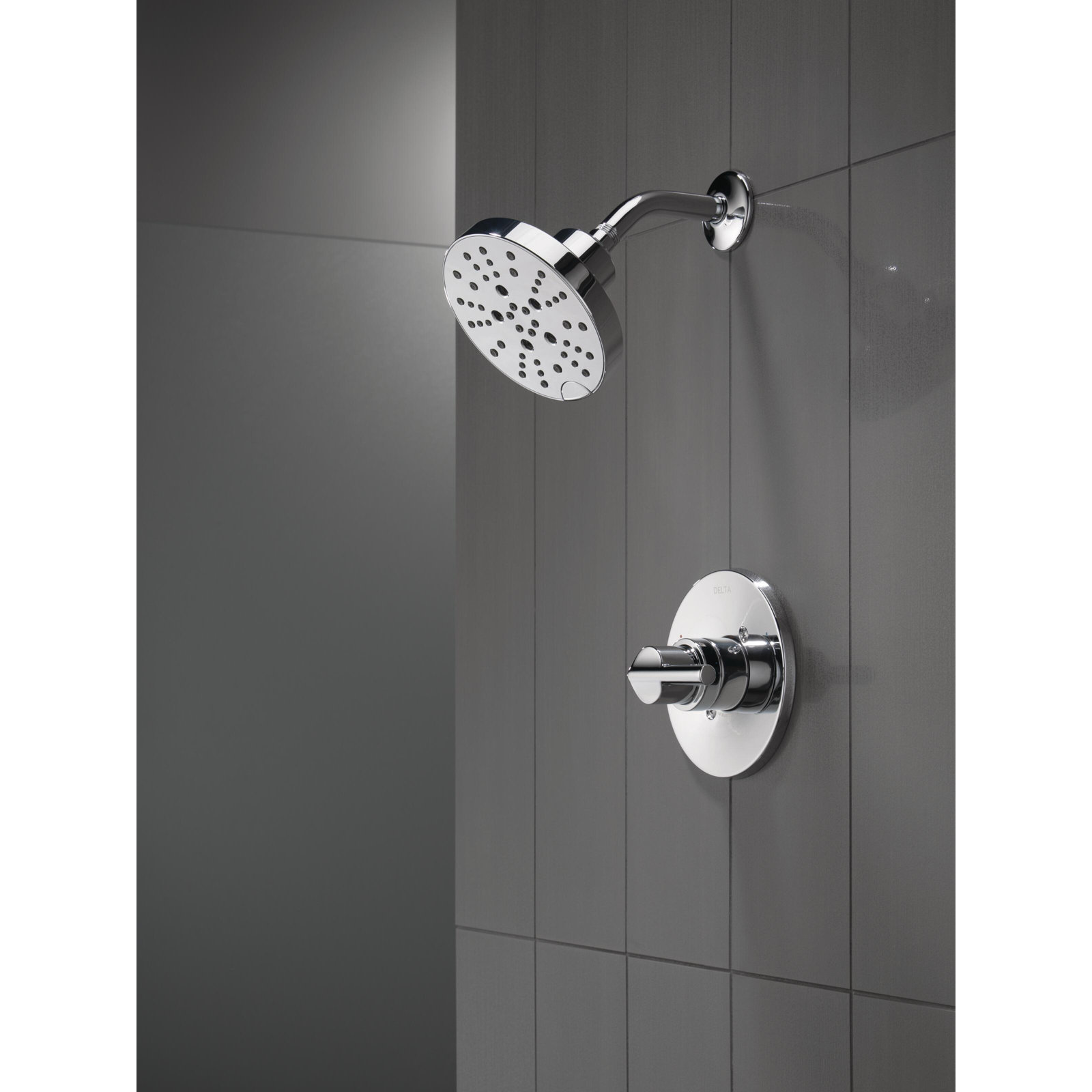 Nicoli Single-Function Shower Faucet Set, Chrome