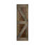 Porte de grange pliante gaufrée avec quincaillerie coulissante Coast Sequoia-645080829-645080818