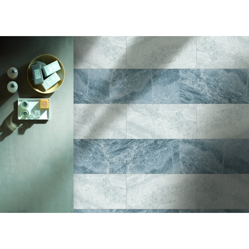 Reserva™ 13'' L x 3'' W Porcelain Bullnose Tile Trim, Alto