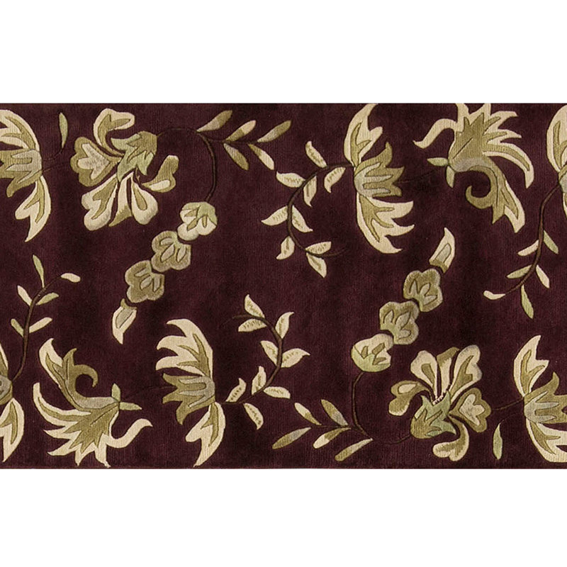 Himalayan Wool Floral Area Rug