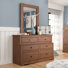 Commode 6 tiroirs avec miroir Wilkerson