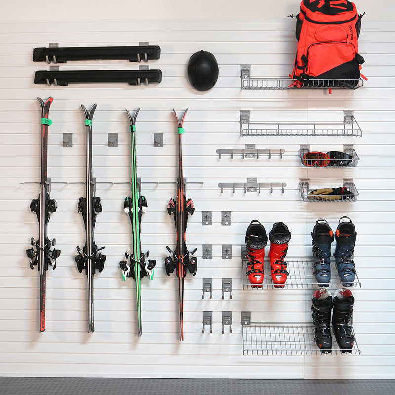 Steel Slatwall Accessory Kit 28 Piece Set