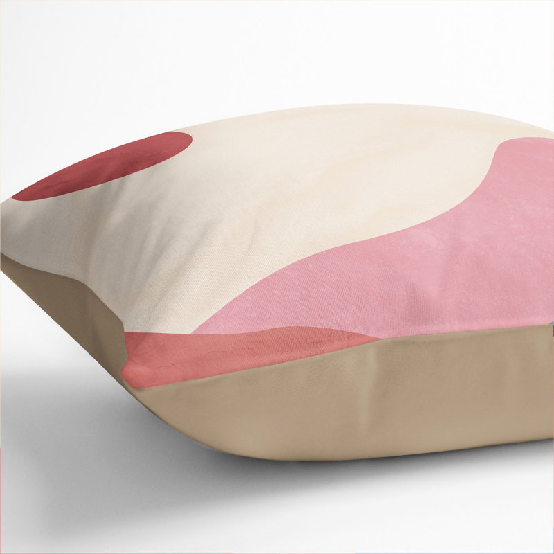 The Desert Square Throw Cushion, Stone, 55cm H x 55cm W x 20cm D