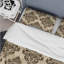 Brown Beige Damask Glamour I - Transitional Duvet Cover Set-109160956