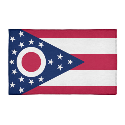Tapis sur fond blanc éteint-blanc ohio