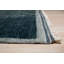 Tapis vert moderne à motif géométrique vert en laine noué à la main Green-1712706670