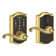 Schlage Touch Keyless Touchscreen Lever with Camelot Trim and Flair Lever