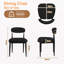Boucle Armless Dining Chair, Upholstered Fabric (Set Of 4)-1000270076
