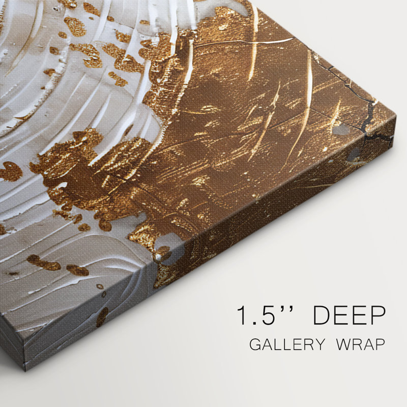 Abstract Series 2 #XIX-Wide Gallery Wrapped Canvas, H 12 po x l 30 po