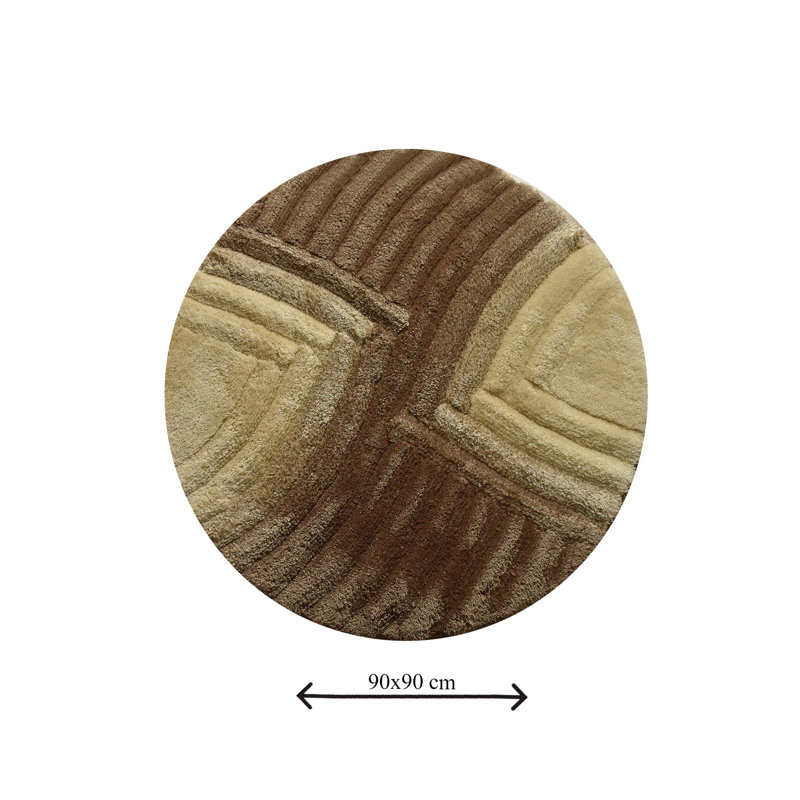 Agrippina Bath Mat, Brown/Yellow