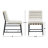 Nicco Cream Polyester Dining Chair (Set of 2)