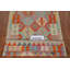 Tapis géométrique en laine Kilim