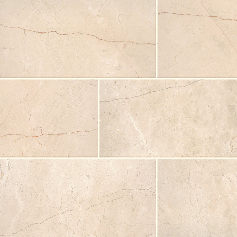 Marble Cmc Classico 12 in. x 24 in. Polished Marble Floor and Wall Tile ( sq. ft./Case), Glossy White
