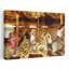 Side Profile Of A Girl And A Young Woman Sitting On Carousel Horses Navy Pier Chicago Illinois USA by Alan Klehr - Wrapped Canvas Print-1225195608