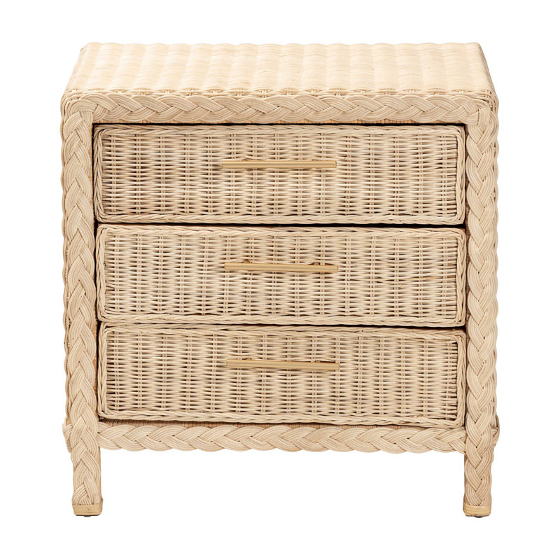 Table de chevet 3 tiroirs Camodeca
