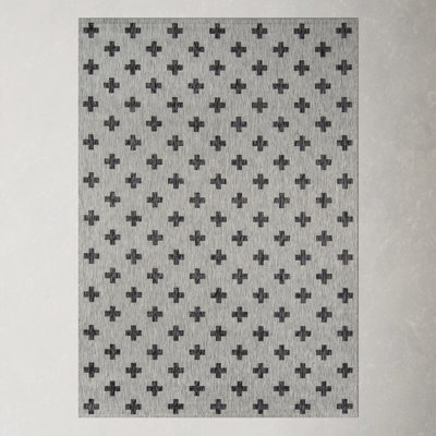 Novogratz Umbria Striped Geometric Outdoor Rug
