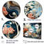 Aqua Serenade Under Water Corail V - plage et océan, reproduction sur toile-95881945-95881946