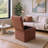 Storage Ottoman in Cotton Linen & Corduroy Options, 16.5"x16.5"x17.3", 18.7lbs - Footrest & Seat-1444631241