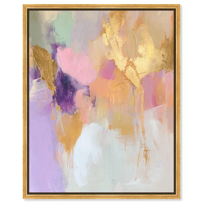 Canvas of Gold and Purple I Pastel Abstracts by Art Remedy