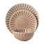 Service de vaisselle 12 pièces Gibson Elite Peach Orchard New Bone China pour 4, assiettes et bols cannelés en relief, va au lave-vaisselle et au micro-ondes, rose mauve-129010936