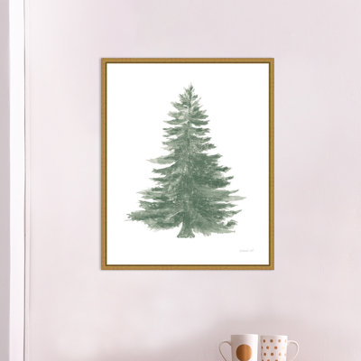 «Floursack Holiday Tree» par Danhui Nai, reproduction d'art graphique sur toile flottante