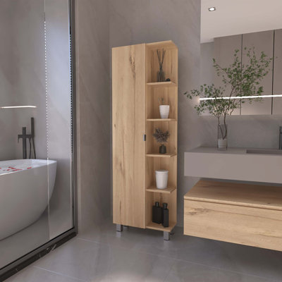 Armoire haute à 5 tablettes