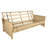 Anders Full / Double 79 " Upholstered Futon and Mattress-93548114-93548109