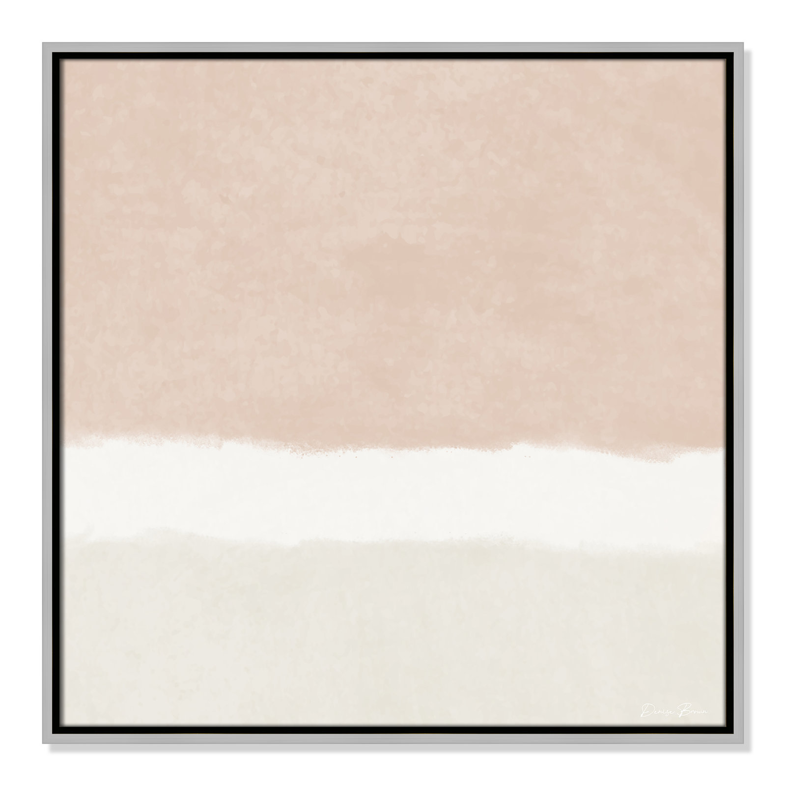 Willadeene "Slate 2" Print, 25.5" H x 25.5" W, Silver Framed