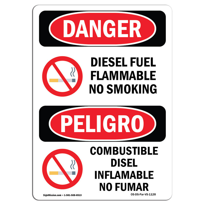 Panneau de danger bicolore «Flammable», H 18 po x l 12 po x P 0,1 po