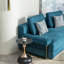 Petite table d'appoint ronde pour petits espaces, table basse, petite table basse de salon, table de bout noire