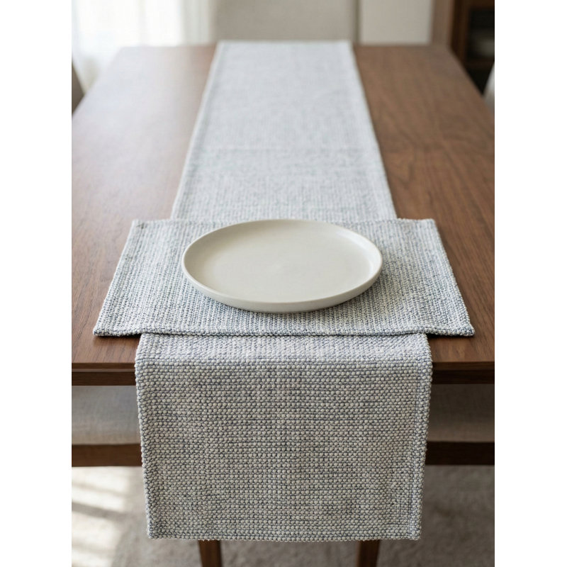 Cape Blue Pebble Beach Indoor Outdoor Placemat, Beige