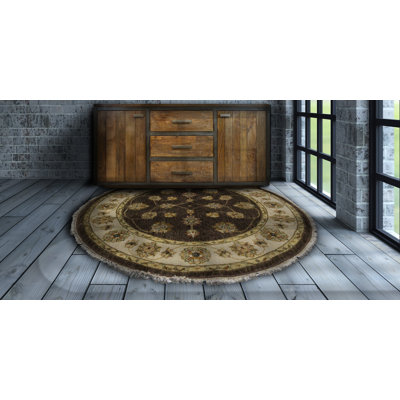 Zebulon Wool Oriental Indoor Rug