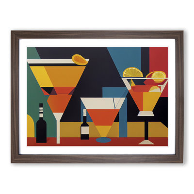 Retro Cocktail Vol.5 - Single Picture Frame Painting