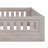 Wood Platform Bed With Guardrail-341466301