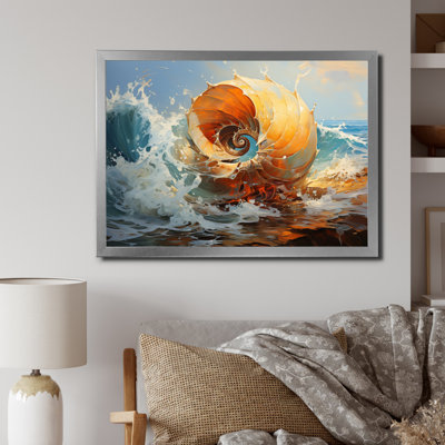 Nautilus Sheels Elegance - Nautical & Beach Canvas Prints