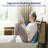  Platform Metal Bed Frame with RGB Lights and 2-Tier Storage Wooden Headboard-1140092289