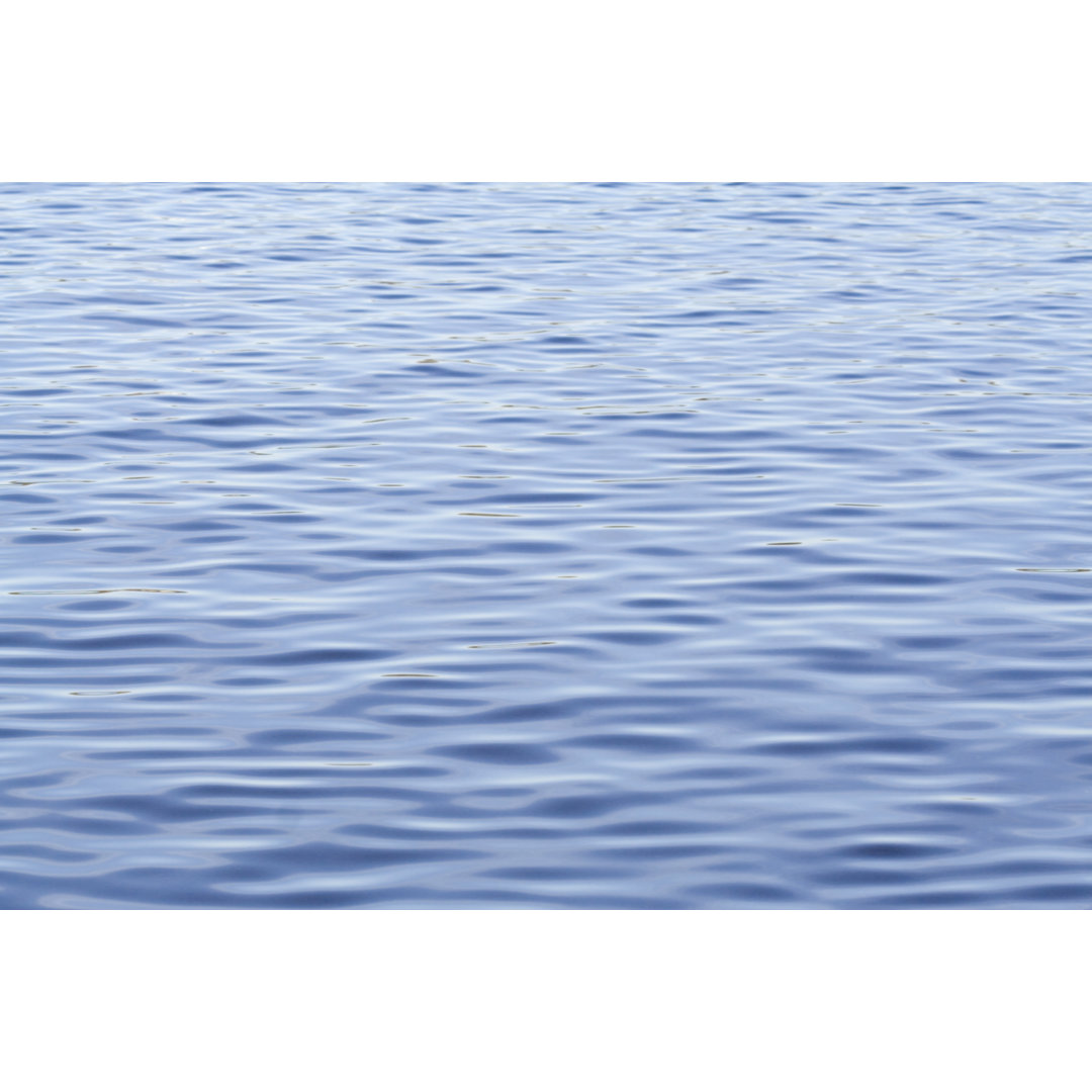 Blue Ripples by Liz Leyden - Wrapped Canvas Print