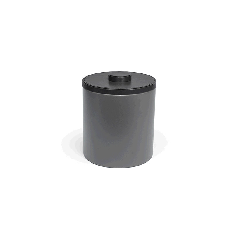Seau de glace London, Similicuir noir