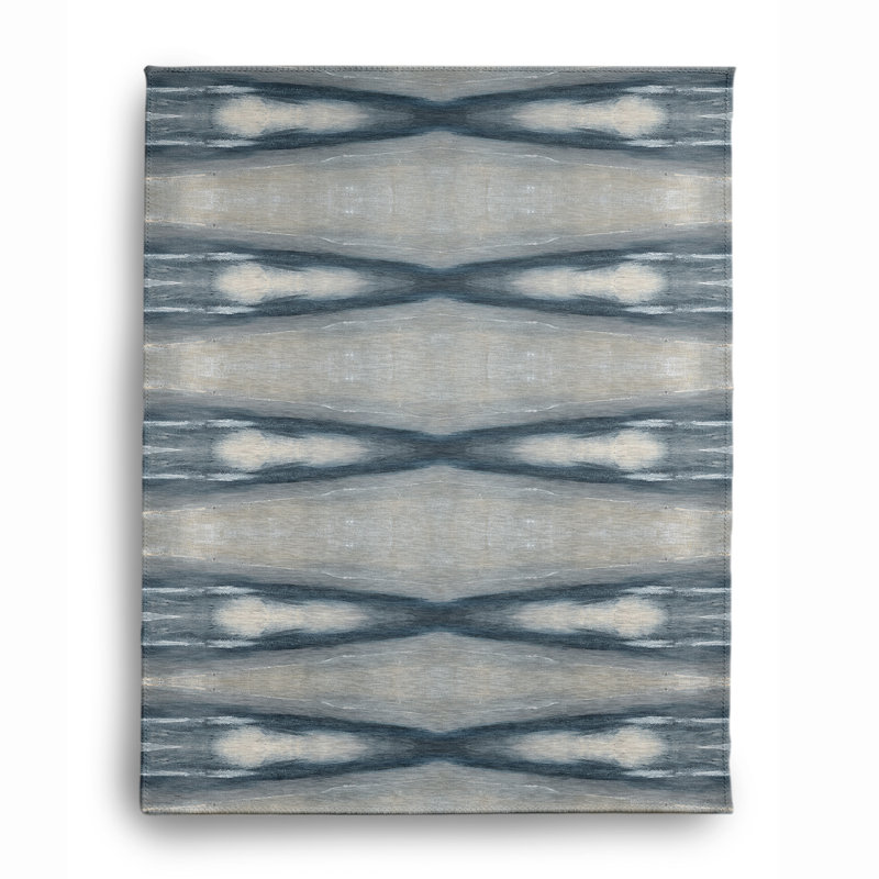 Chenille Geometric Indoor Rug, Rectangle 5' x 7'