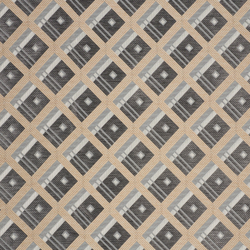 Tissu Legrad Argyle, Anthracite