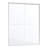 KISRAIS 44-48 In. W X 72 In. H Double Sliding Shower Door, Semi-Frameless Bypass Bathroom Sliding Door With 1/4" (6Mm) Tempered Glass For Walk-In Shower-108671211
