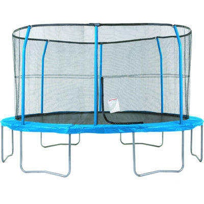 Jumpking Round Backyard Trampoline with Safety Enclosure