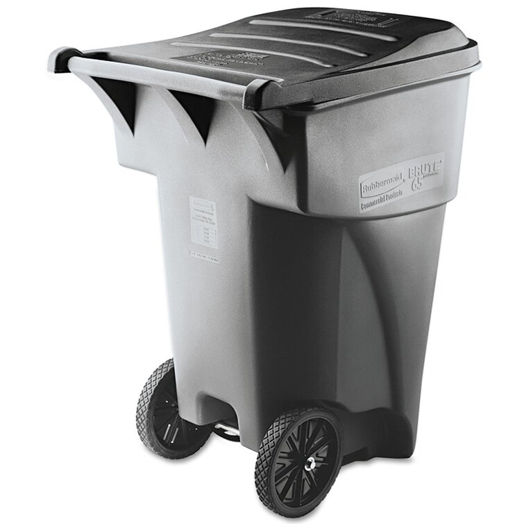Rubbermaid Commercial Products Brute® Plastic Manual Lift Curbside Trash &  Recycling Bin ( 95 Gallons ) - Wayfair Canada