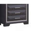 Coffre de rangement G01600-CH, noir