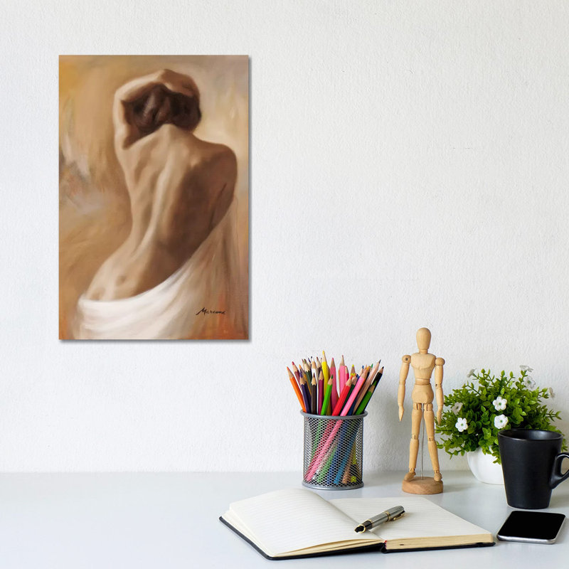 Figurative One by Julianne Marcoux - Wrapped Canvas Painting, 20.32 cm H x 30.48 cm W