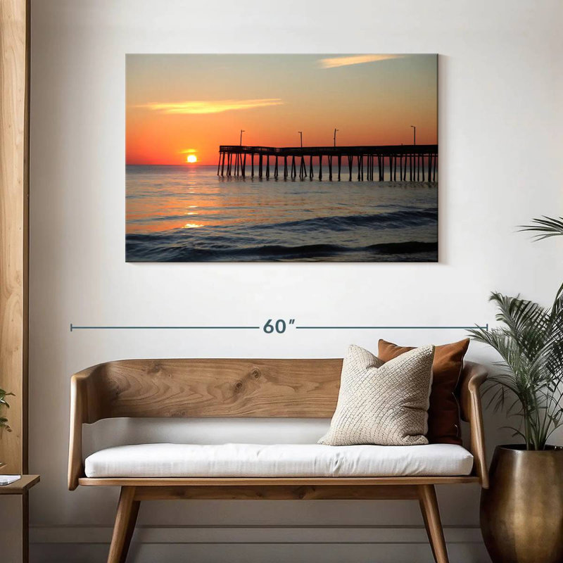 Keesha Virginia Pier At Sunset